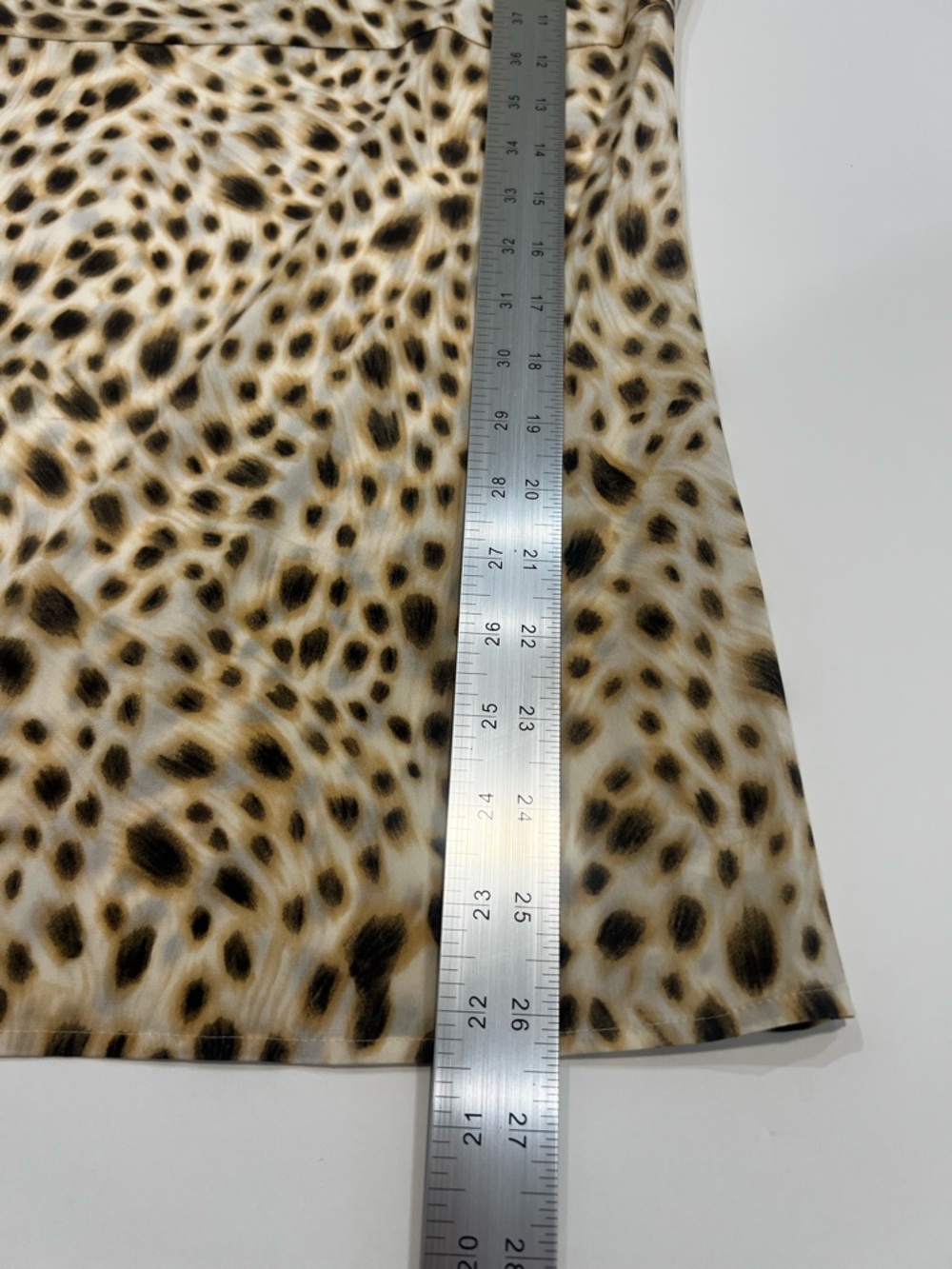 Ann Taylor Top 8 Womens Silk Animal Print Y2K Babydoll Fairy Grunge Preppy Sheer - Picture 7 of 10